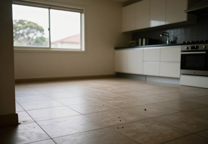 Cockroach-free kitchen in Minto Heights after treatment