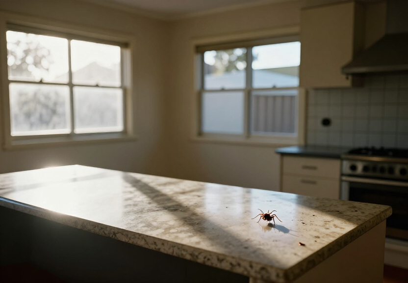 Termite damage in a Minto Heights home before treatment